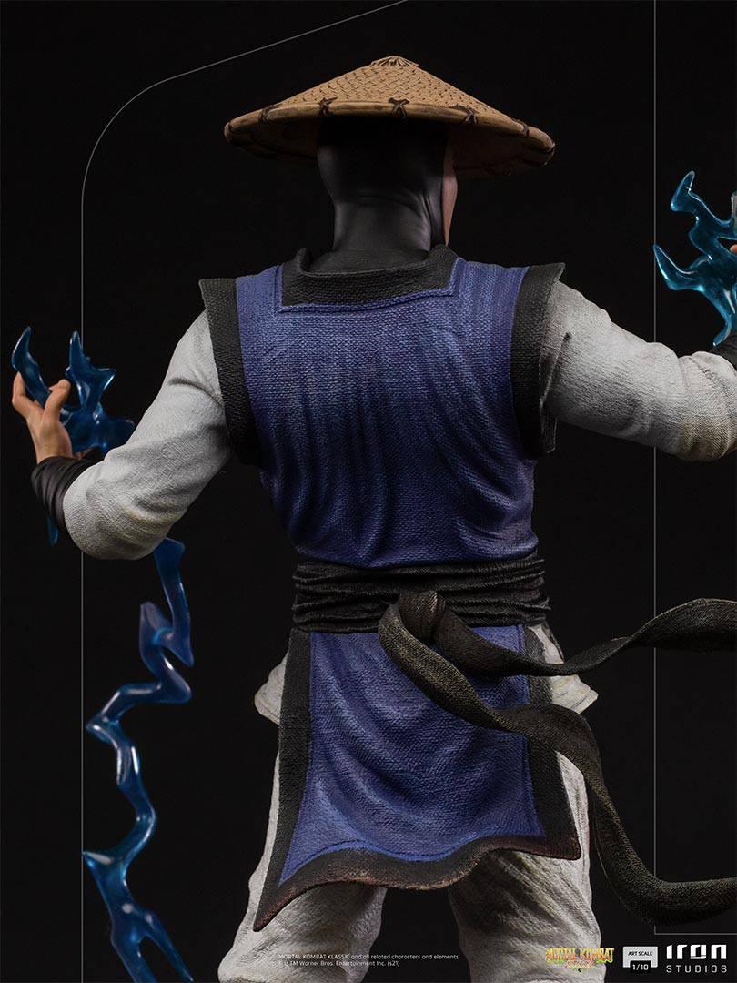 Iron Studios Mortal Kombat Raiden BDS Art Scale Statue 1/10 - Premium Collectible Figure for Gamers & Fans | Perfect for Display, Gaming Room Decor, and Gift for Fighting Game Enthusiasts