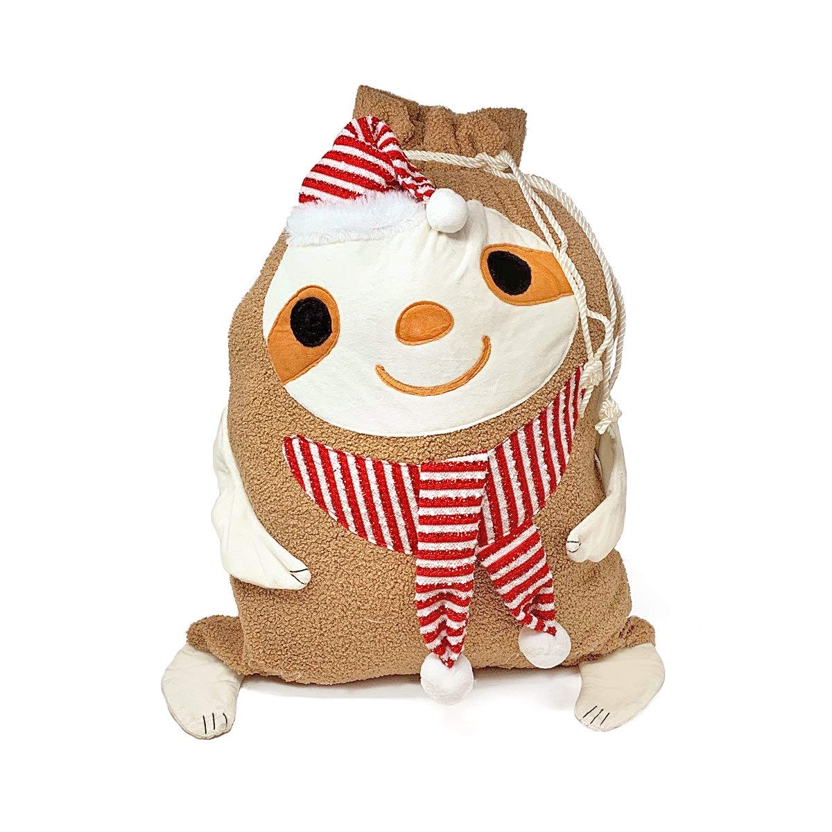 Darling Sloth Themed Christmas Decorations - Cute Sloth Santa Gift Bags for Holiday Party Favors, Stocking Stuffers & Festive Home Decor