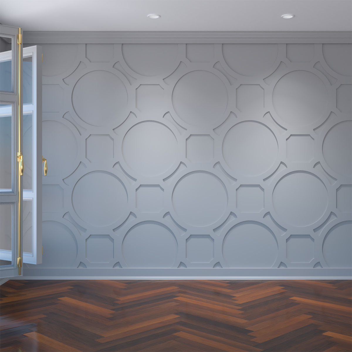 Hemingway Decorative Fretwork Wall Panels - Laser Cut Wooden Room Dividers & Home Decor for Living Room, Bedroom, Office - Elegant Privacy Screens & Wall Art Paneling