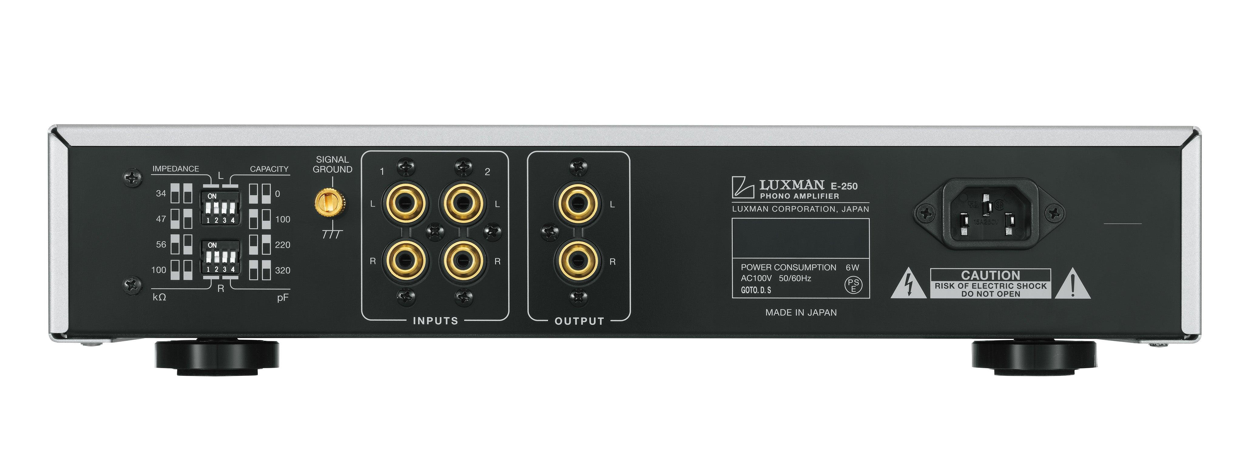 Luxman E-250 High-End Phono Preamplifier for Vinyl Records - Perfect for Audiophiles & Home Audio Systems