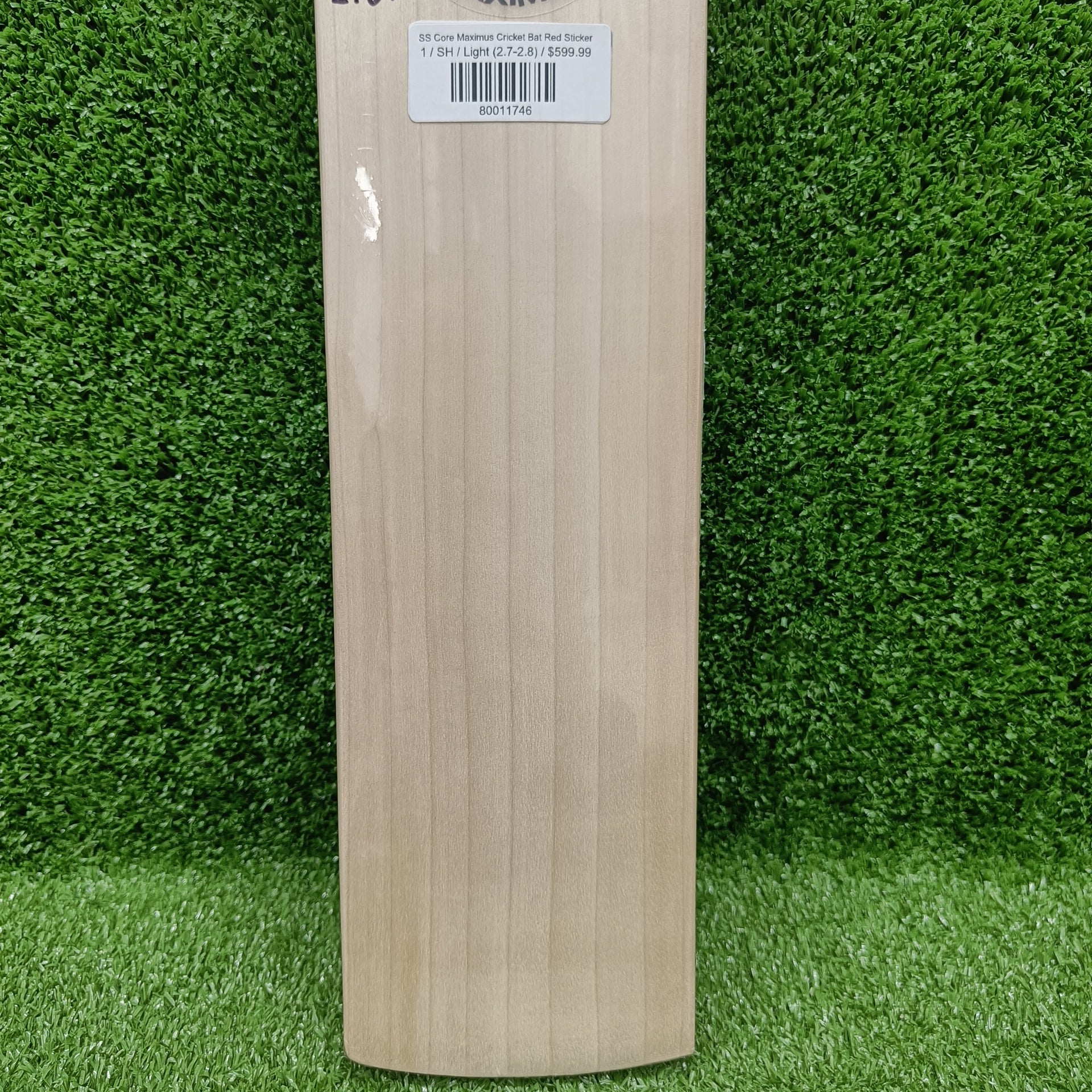 SS Core Maximus Cricket Bat with Red Sticker - Premium English Willow Cricket Bat for Professional & Amateur Players - Perfect for Matches, Practice & Training Sessions