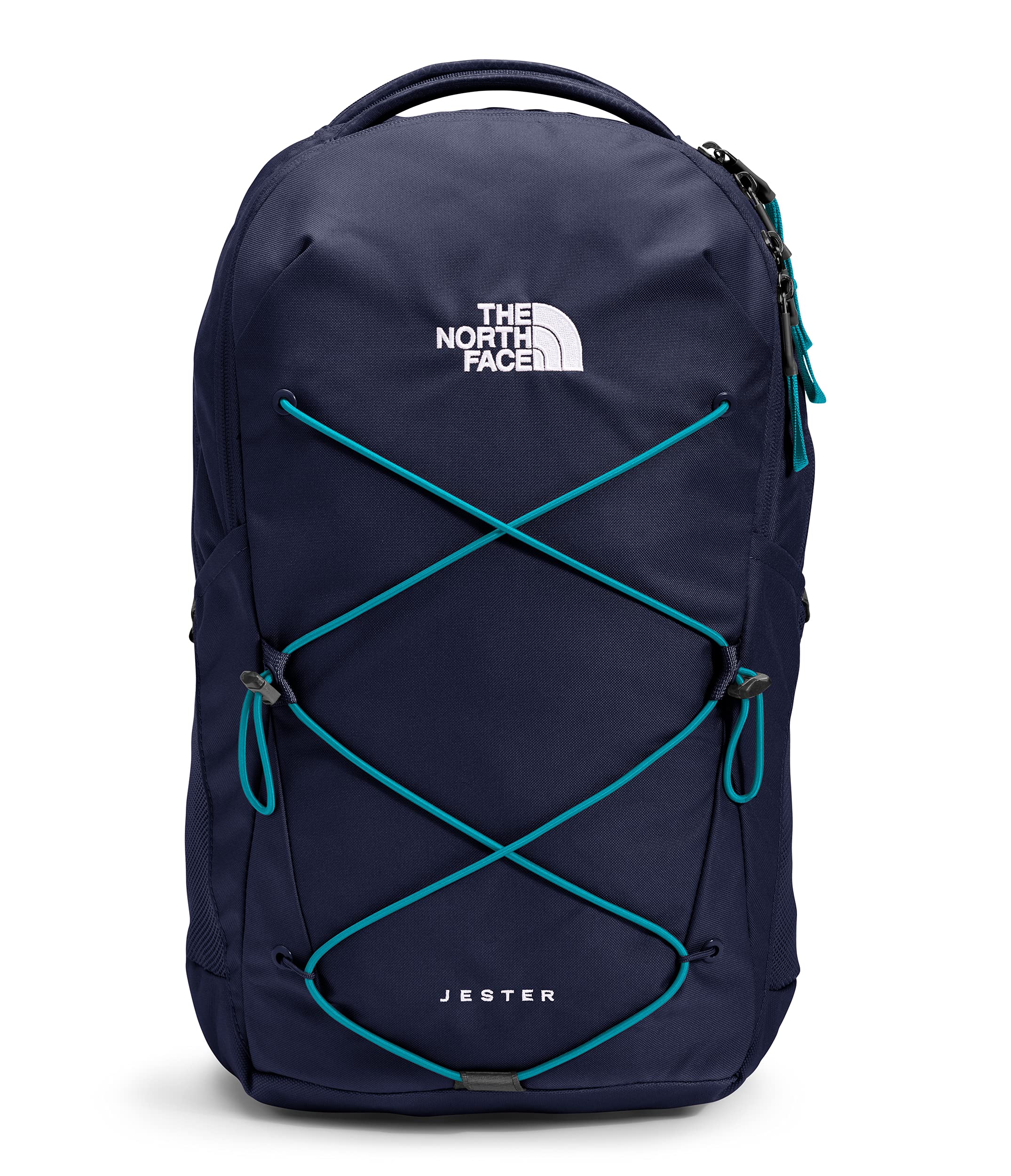 THE NORTH FACE Women's Jester Backpack - TNF Navy/Enamel Blue Water-Resistant Daypack for Hiking, Travel & School - Durable One Size Backpack with Laptop Compartment