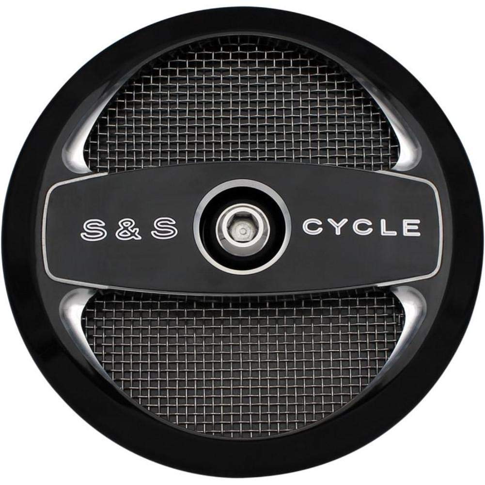 S&S Cycle Air 1 Air Cleaner Cover 170-0214 - High Performance Motorcycle Air Filter Cover for Harley Davidson & Cruiser Bikes - Perfect for Off-Road Riding & Custom Bike Builds