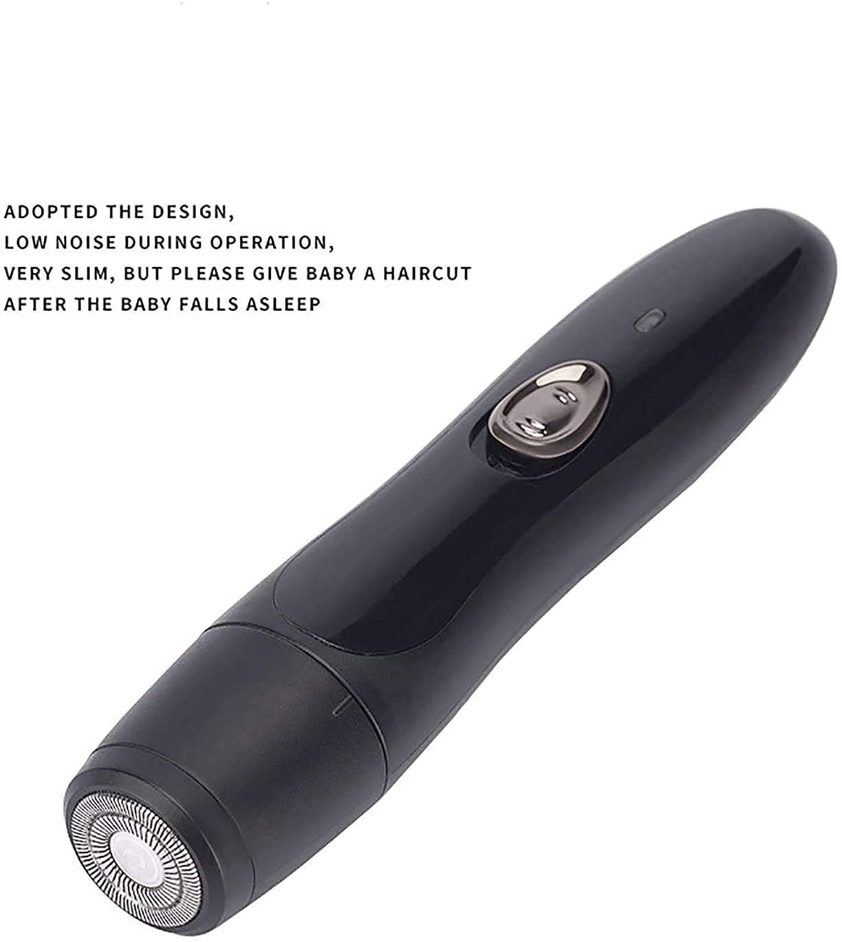 QIYUDS 2-in-1 Painless Men's Nose & Ear Hair Trimmer with Cleaning System - Wet/Dry USB Rechargeable Facial Hair Remover for Grooming | Perfect for Travel, Home & Professional Use