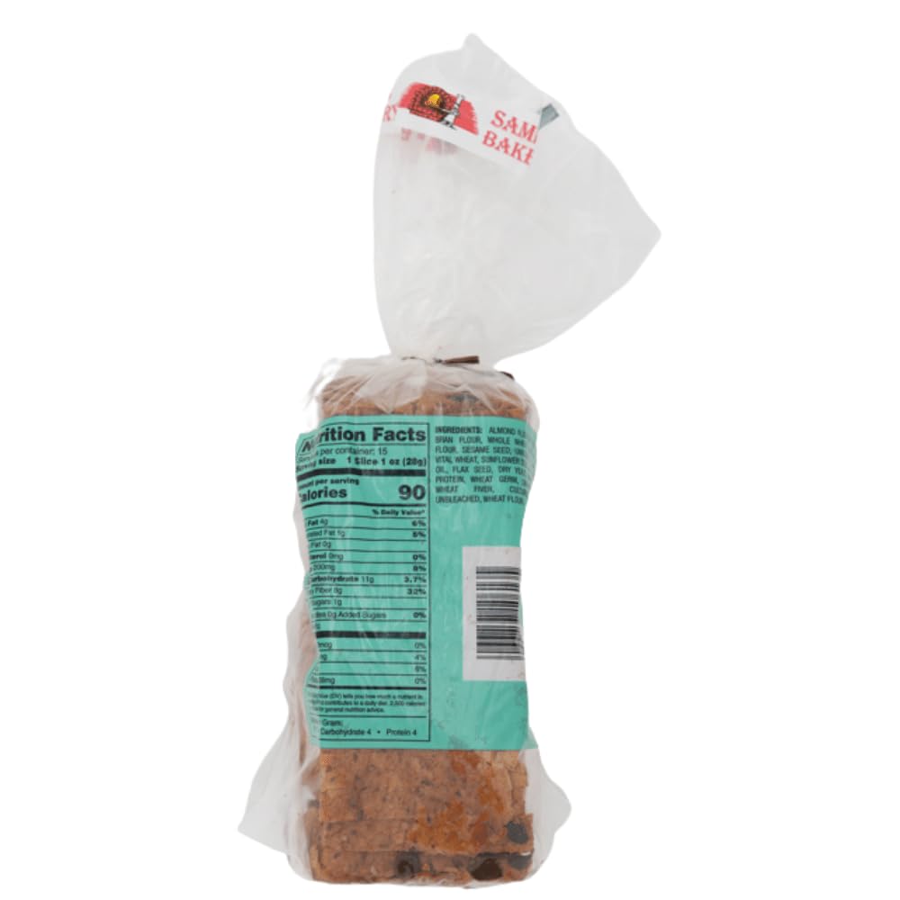 Low Carb Cinnamon Raisin Keto Bread - 3g Net Carbs per Slice, High Fiber, 3 Loaves Pack | Perfect for Ketogenic Diet, Diabetic-Friendly Snacks & Healthy Breakfast