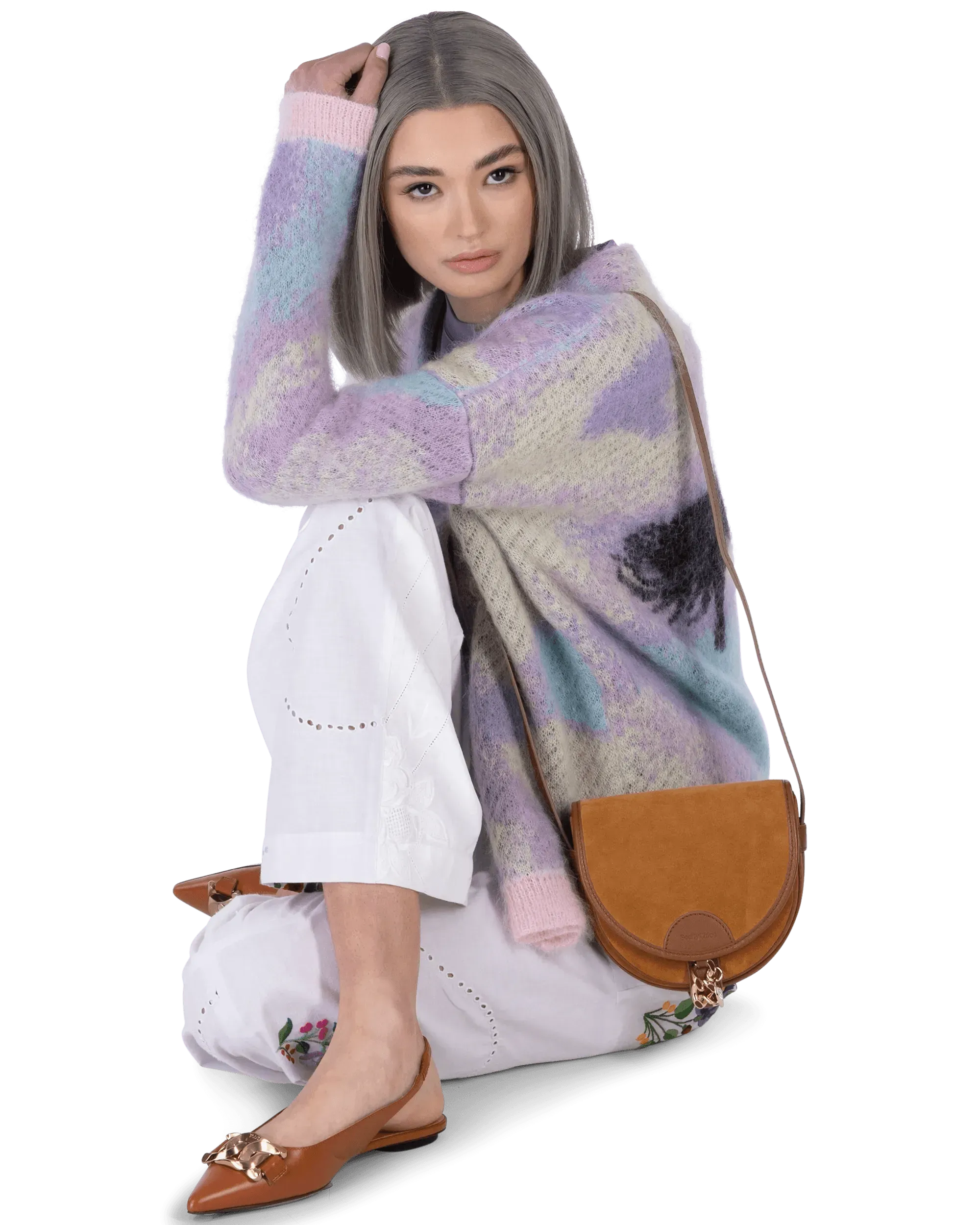 Mara Small Saddle Bag for Women - Genuine Leather Crossbody Purse with Adjustable Strap | Perfect for Everyday Use, Travel & Casual Outings
