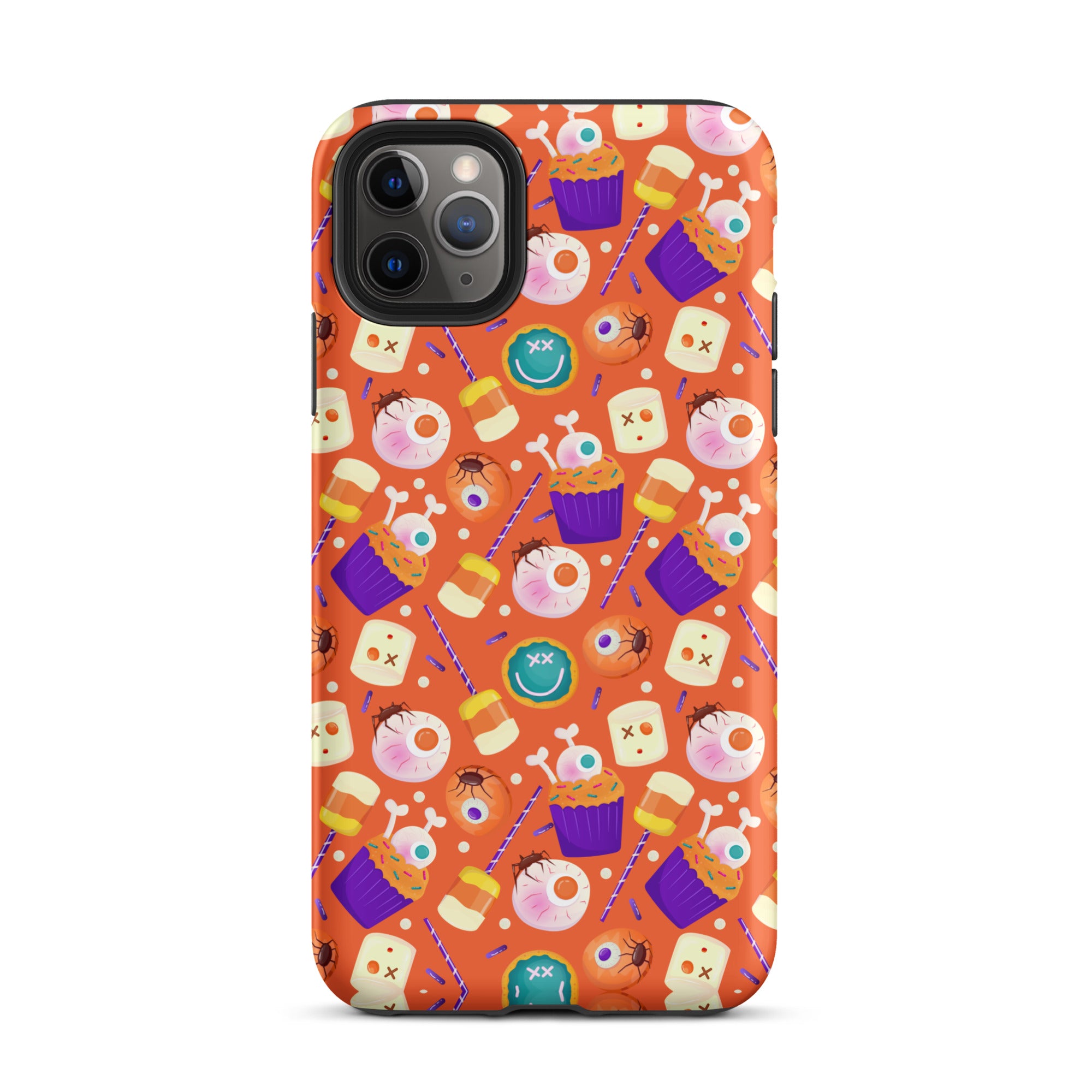 Halloween Trick or Treat Premium Shockproof iPhone Case - Cute Pumpkin Design for iPhone 14/13/12 Pro Max - Perfect for Halloween Parties, Costume Events & Spooky Decorations