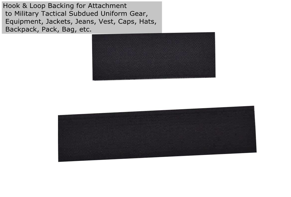 High Visibility Reflective Hook & Loop Patches for Jackets, Tactical Gear & Dog Harnesses - 4 Pack Safety Strips (Blue) - Ideal for Firefighters, Night Running & Outdoor Safety