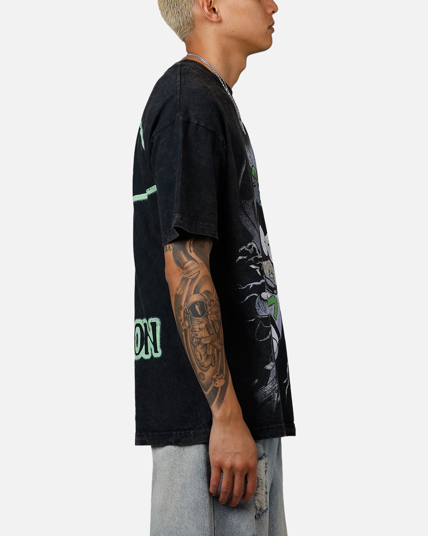 73 Studio X Cartoon Network South Park Mysterion Heavyweight Black Acid Wash T-Shirt | Official Licensed Graphic Tee for Men & Women | Perfect for Cosplay, Comic Con & Streetwear Fashion