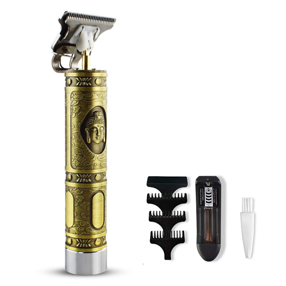 Professional MADRIC Hair Trimmer for Men - Buddha Style Adjustable Blade Clipper with Rechargeable Battery - Perfect for Home Haircuts, Beard Trimming & Personal Grooming