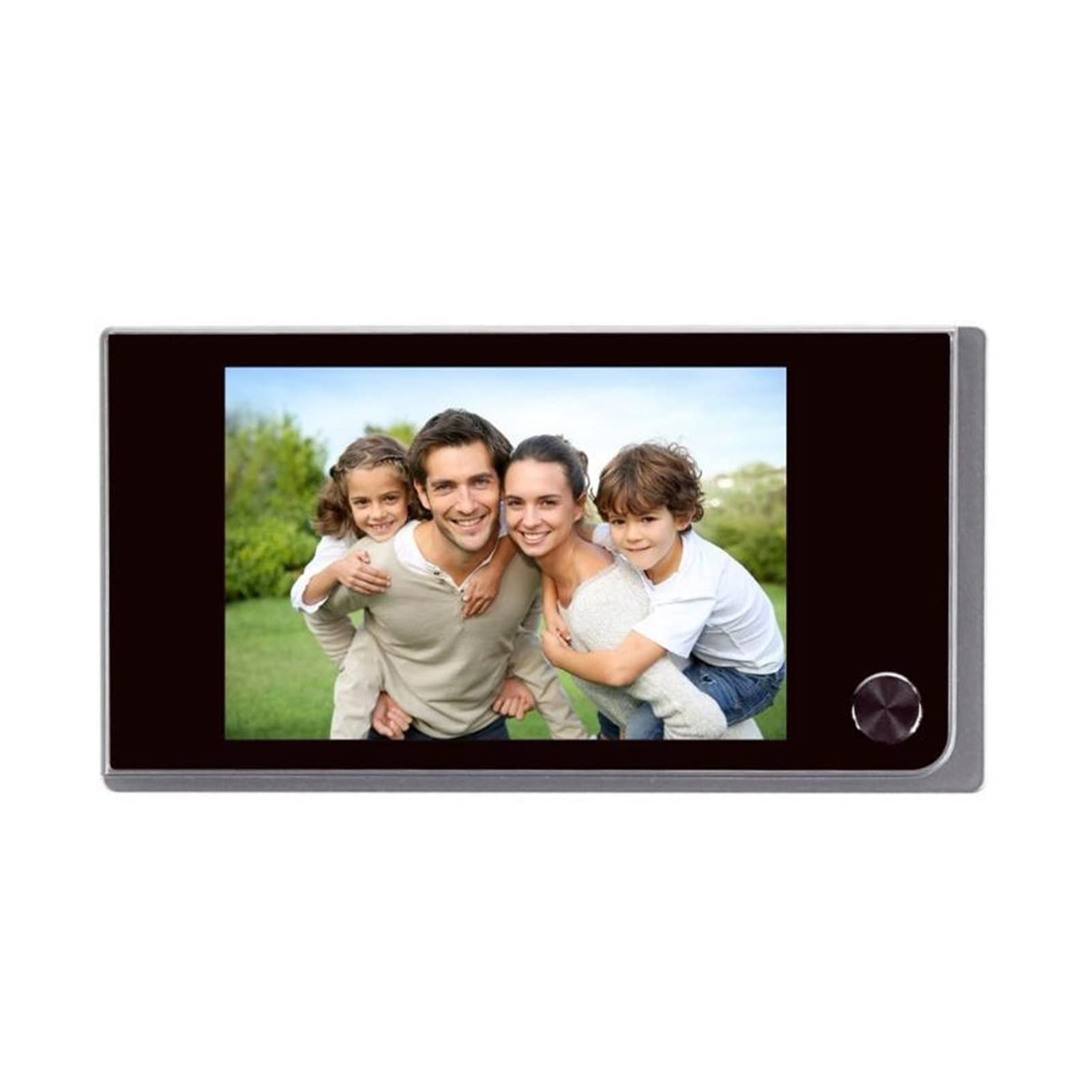 SHANG-JUN 3.5 Inch LCD Color Screen Digital Doorbell with 120° Wide Angle - Electronic Peephole Viewer, Wireless Door Camera for Home Security - Perfect for Apartments, Condos & Front Door Monitoring