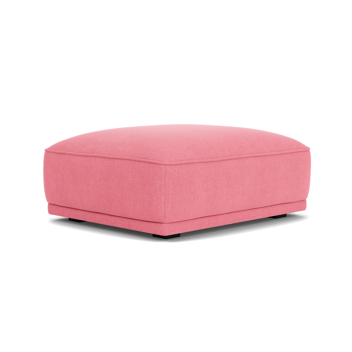 Leonora Fabric Storage Ottoman with Tufted Top - Stylish Footrest, Coffee Table & Extra Seating for Living Room, Bedroom & Dorm