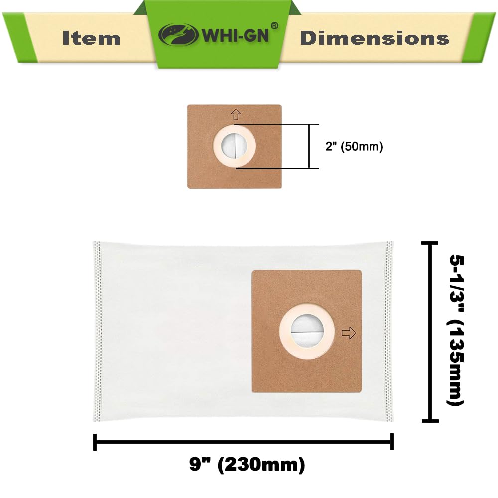 15 Pack HEPA Filter Replacement for Atrix Vacuum Bags AHLR-2 | Compatible with Atrix AHSC-1 Lil' Red Vacuum Cleaner | Perfect for Home, Office & Pet Hair Cleaning