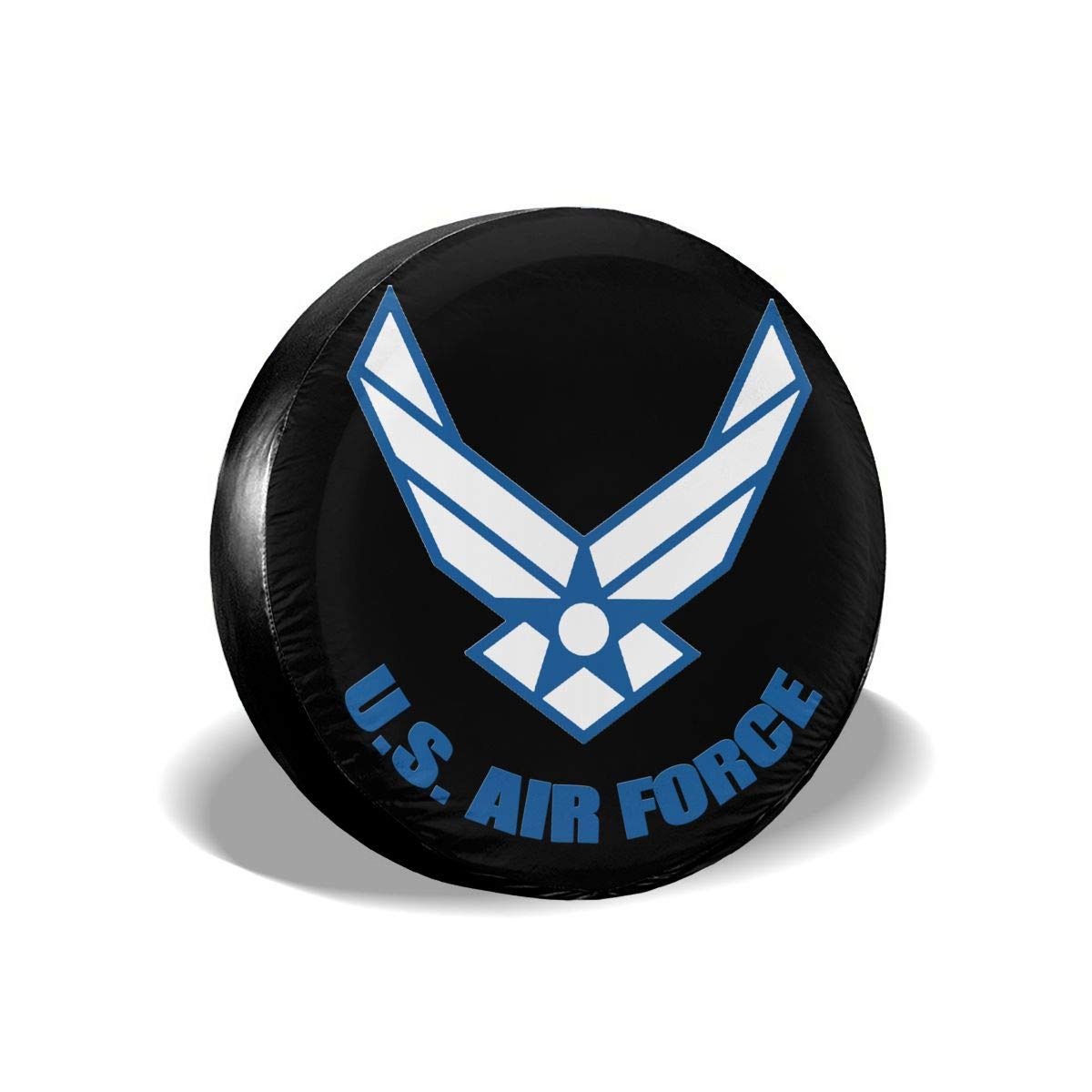 USAF Themed Car Tire Cover - Heavy Duty Spare Wheel Cover for Trailers, RVs, SUVs & Trucks (Fits 14