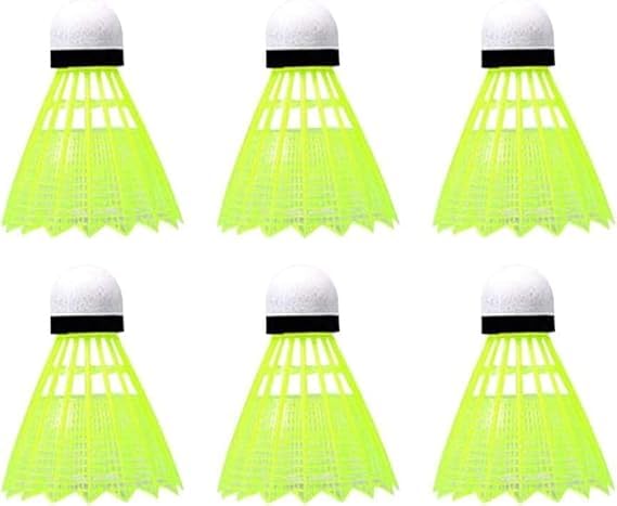 10-Piece Yellow Shuttlecock Combo Pack for Badminton - Durable & High-Visibility for Outdoor & Indoor Sports, Training, and Family Fun