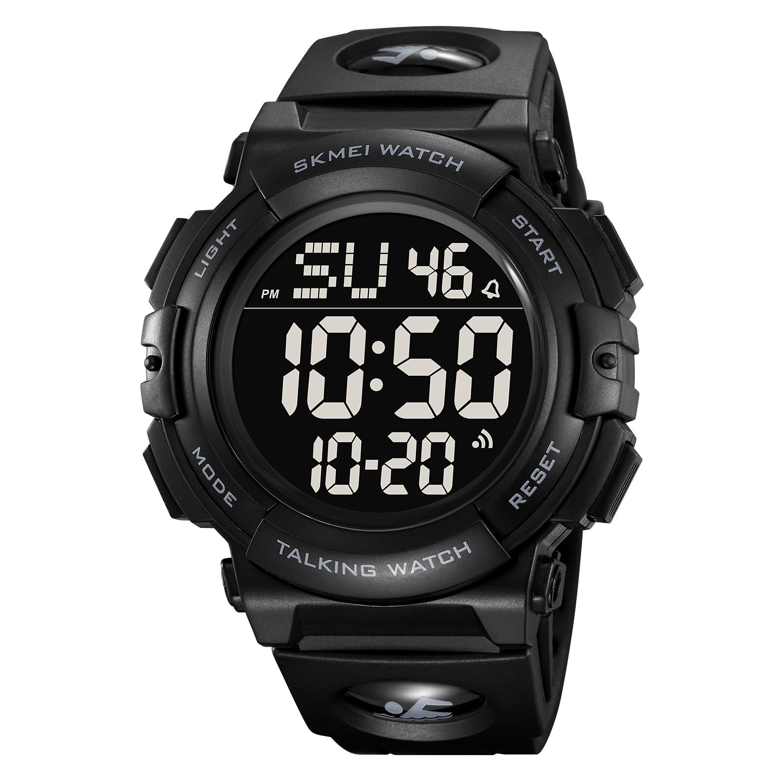FANMIS Men's Military Digital Watch - 50M Waterproof LED Backlight Sports Watch with Multifunction, Unisex Outdoor Activity & Casual Wear for Hiking, Running, Gym & Daily Use