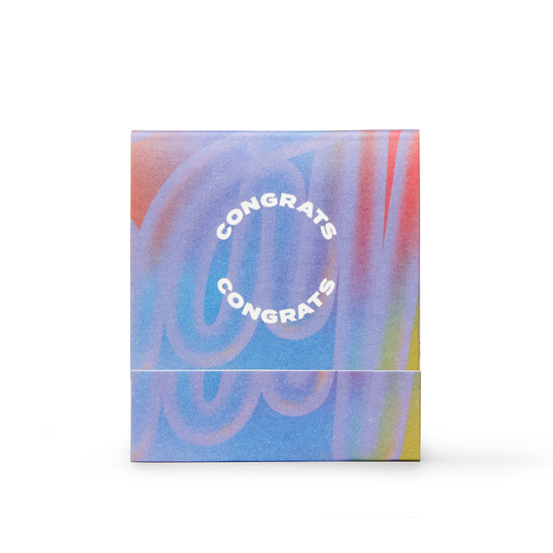 CONGRATS Candle - Grapefruit & Neroli Scented Soy Wax Candle for Celebrations, Gifts, and Home Decor | Perfect for Birthdays, Weddings, and Special Occasions