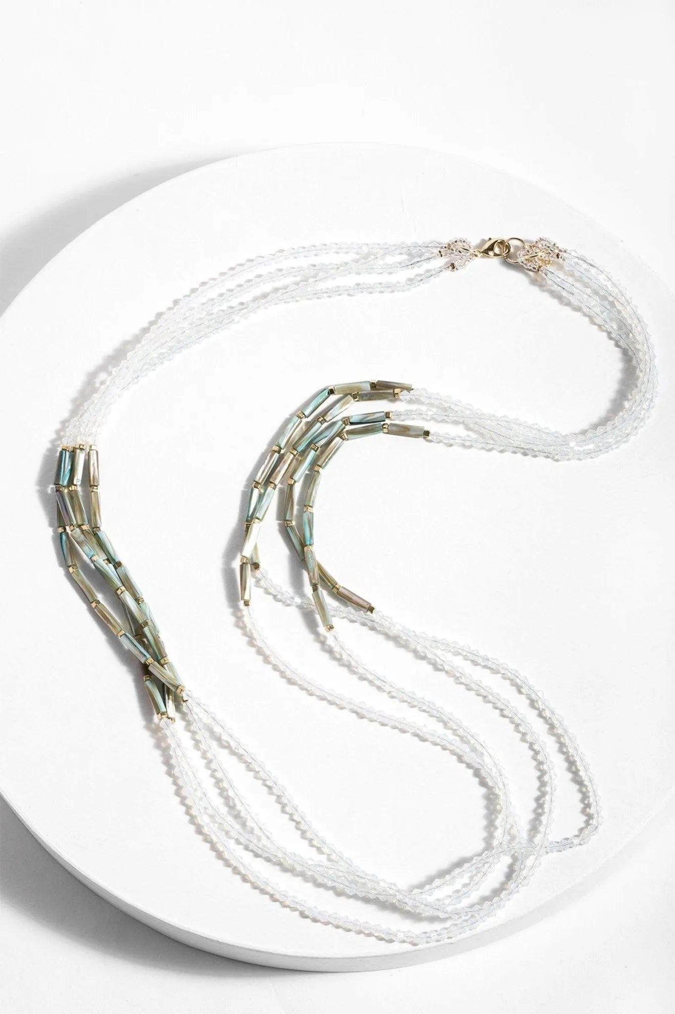 Elegant Multi Strand Long Necklace for Women - Perfect for Date Nights, Parties & Special Occasions