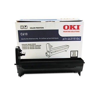 High-Yield OKIDATA 44315104 Black Drum Unit – 20,000 Page Capacity | Compatible with OKI Printers | Ideal for Office & Home Printing Needs