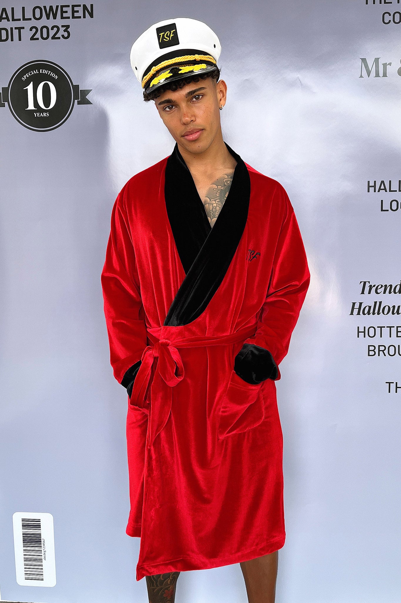 Premium Red Hef Robe - Soft & Luxurious Kimono Style Bathrobe for Men & Women - Perfect for Spa, Lounge, and Relaxation at Home