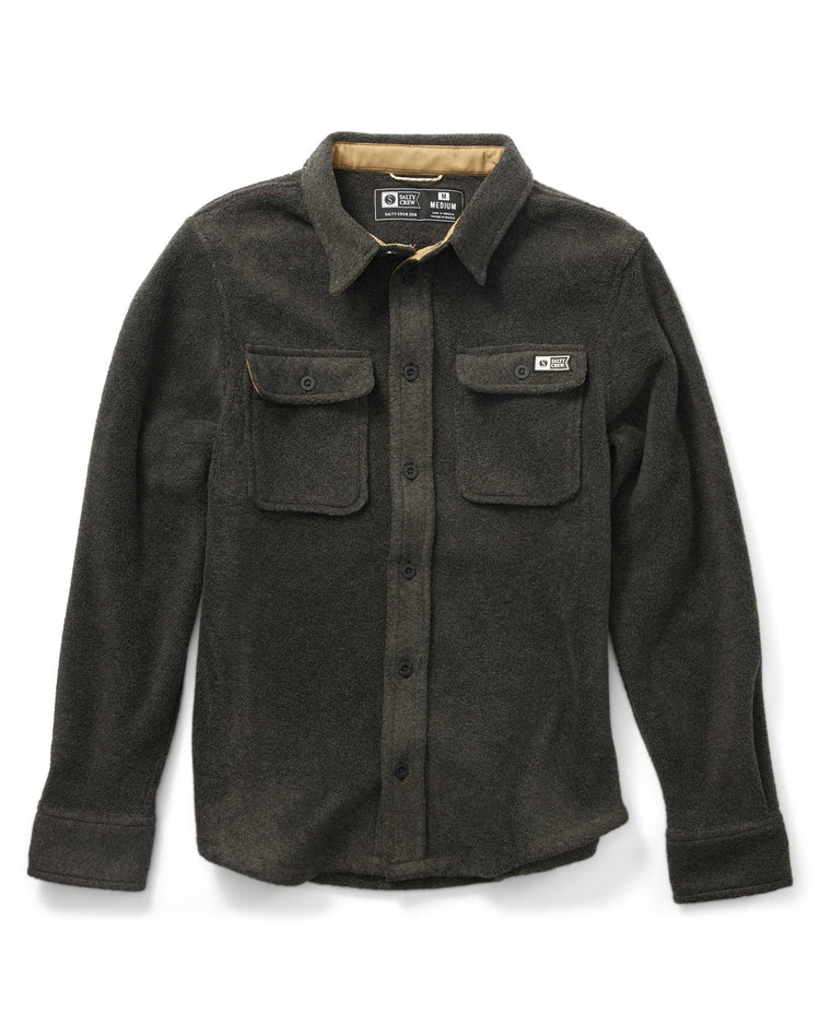 Salty Crew Swellter Polar Fleece Shirt - Warm & Comfortable Men's Winter Pullover for Outdoor Activities & Casual Wear