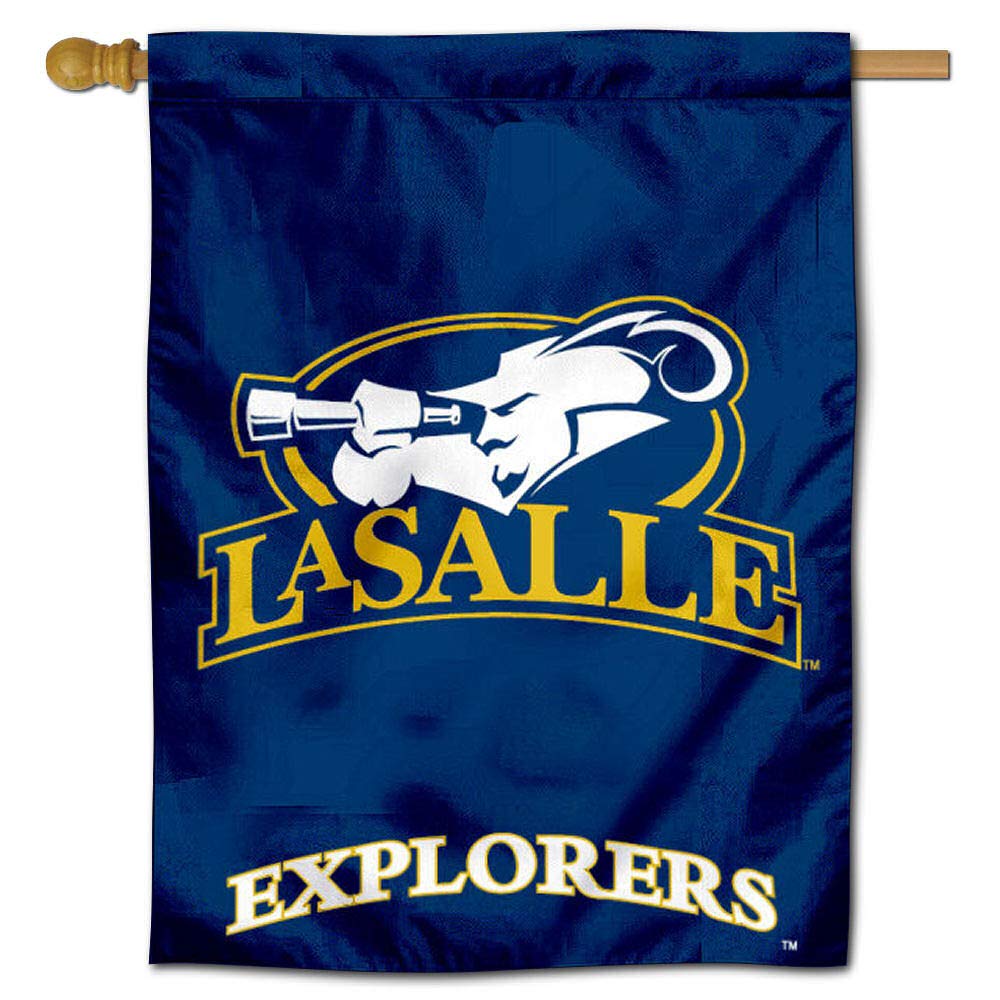 LaSalle Explorers House Flag Banner - College Sports Team Pennant for Outdoor & Indoor Decor - Perfect for Game Day, Tailgating, and Fan Showcase