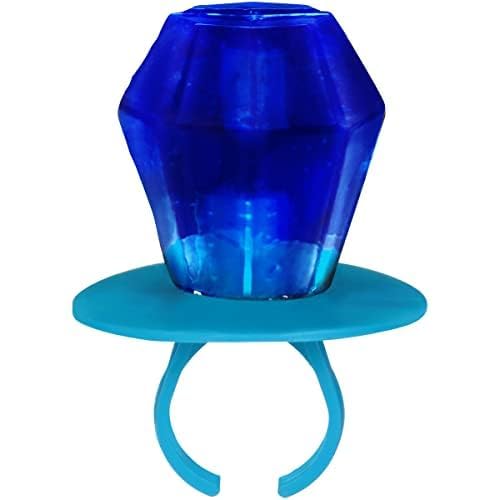 Blue Raspberry Ring Pop Lollipops - Bulk Party Candy for Easter, Gender Reveal, Bachelorette Parties & Favors - Perfect for Easter Baskets, Wedding Celebrations & Kids' Birthday Party Treats