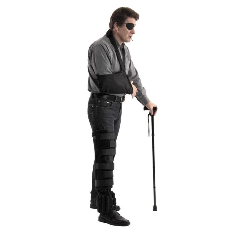 Stroke Rehabilitation Hemiplegia Simulation Suit - Adjustable One Size Fits All for Physical Therapy & Mobility Training