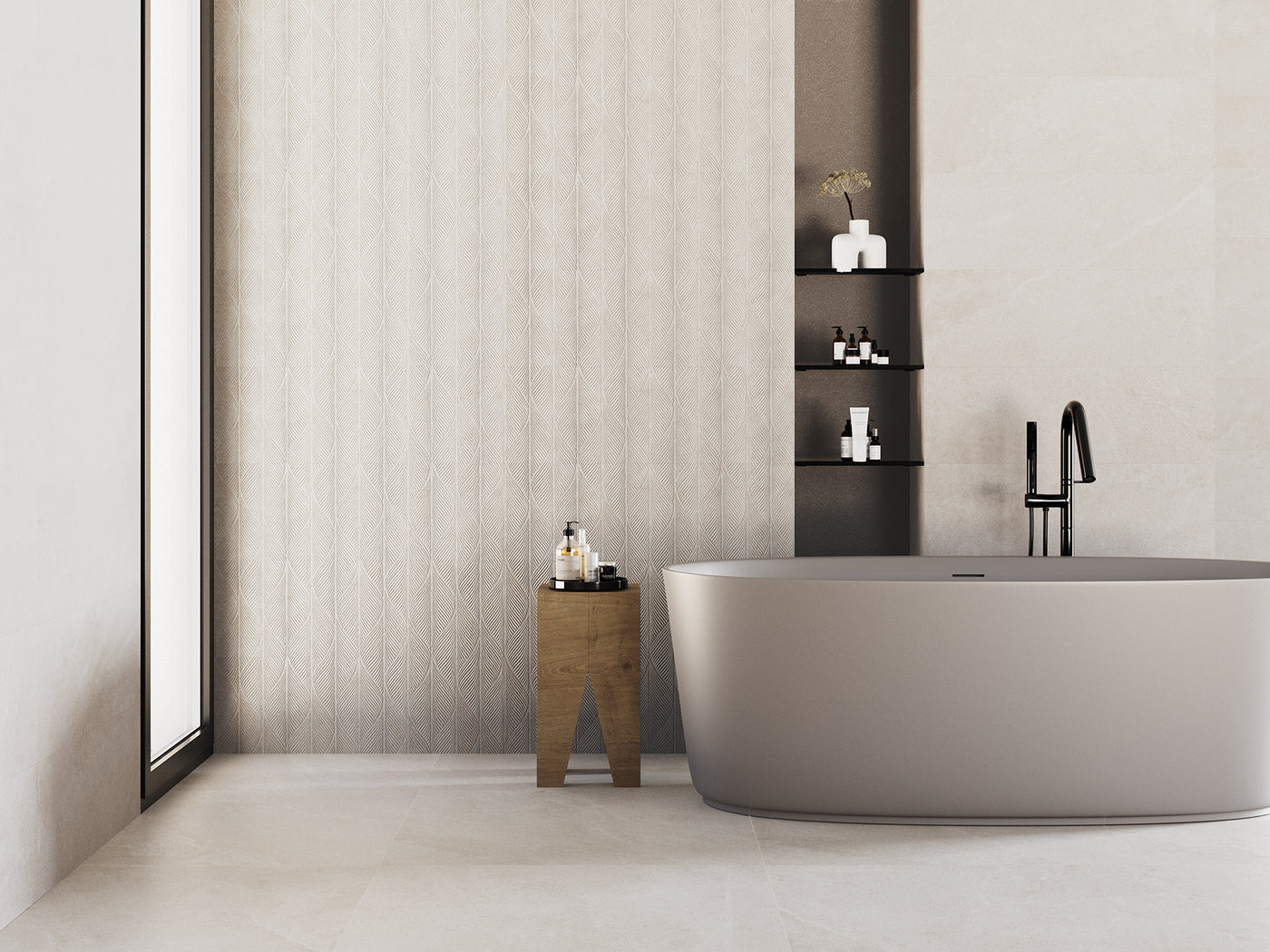 KERABEN Isola Art Blanco Porcelain Tile 12
