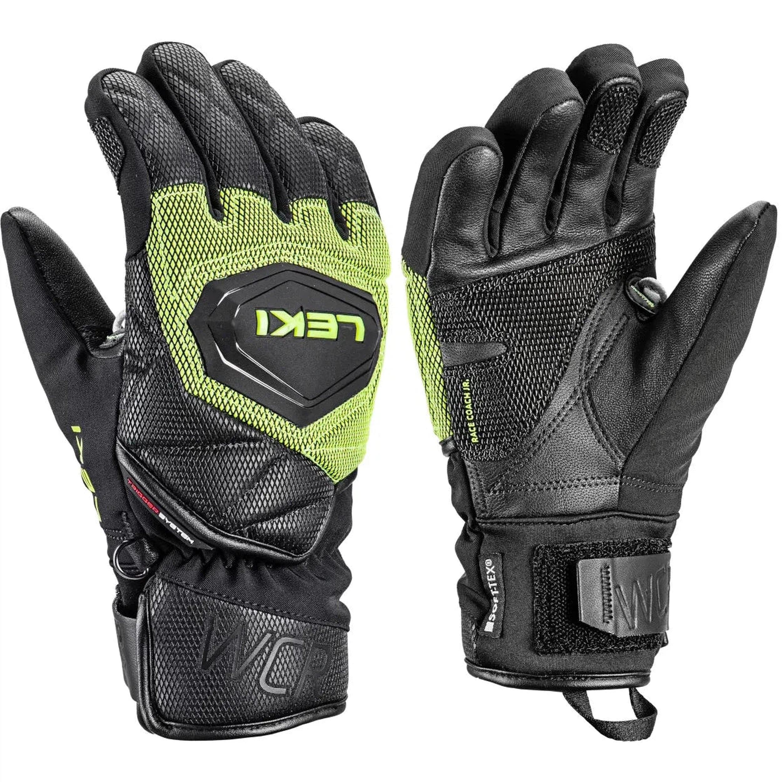 Leki Junior WCR Coach 3D Glove 2025 - Kids' Ski Gloves for Cold Weather, Waterproof & Warm Winter Sports Gloves - Perfect for Skiing, Snowboarding & Outdoor Activities