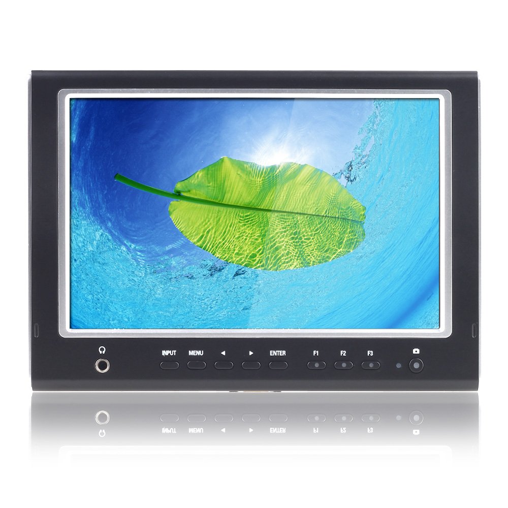 Lilliput 7 Inch 16:9 LED Field Monitor for DSLR Cameras with HDMI Output, Composite Video & Collapsible Sun Hood - Perfect for FPV Drones, Photography & Videography