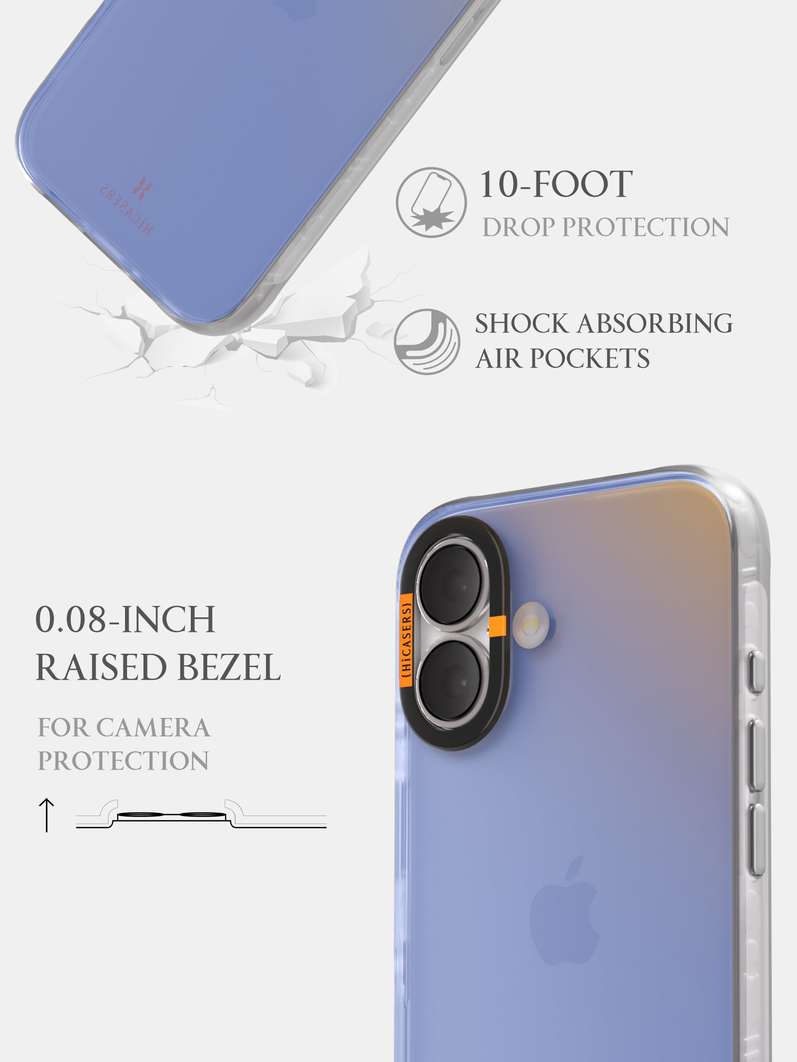 Ultramarine Iridescent Phone Case - Shimmering Blue Protective Cover for iPhone & Samsung | Perfect for Everyday Use, Parties & Special Occasions
