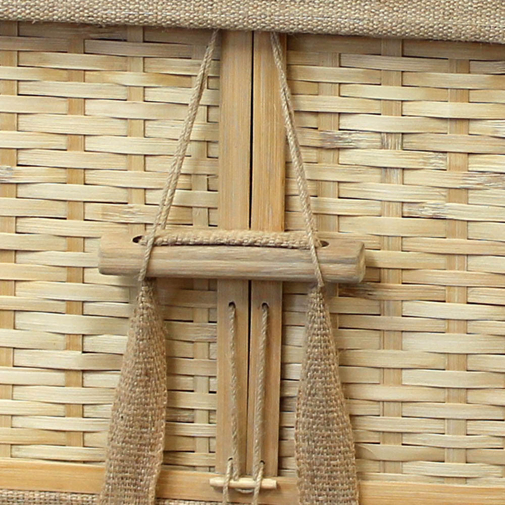 Eco-Friendly Bamboo Coffin - Biodegradable 6-Point DIY Assembly for Burial or Cremation | Sustainable Funeral Casket for Green Burials & Memorial Services
