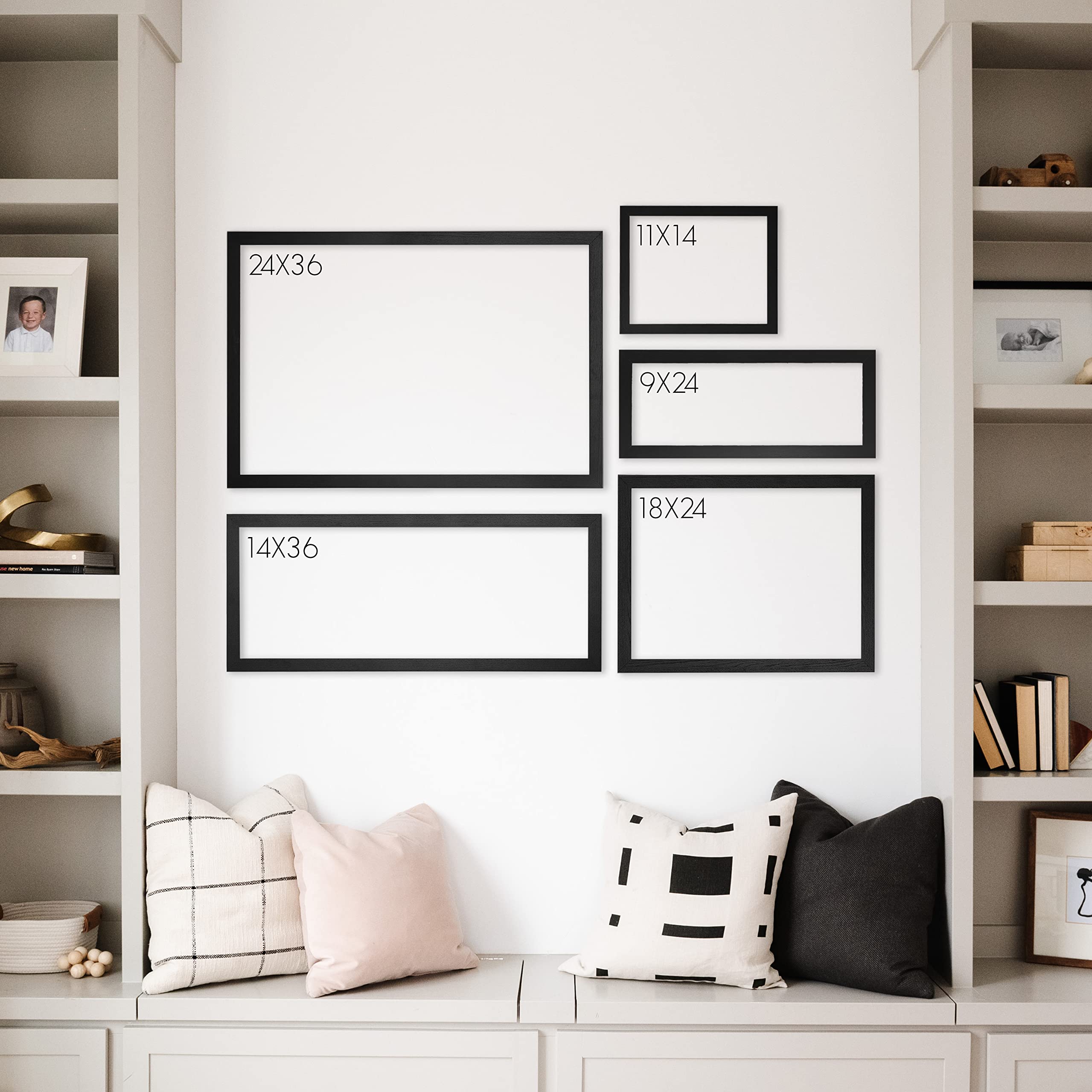 Custom Dry Erase Wall Calendar with To-Do List & Notes Sections - Large 24
