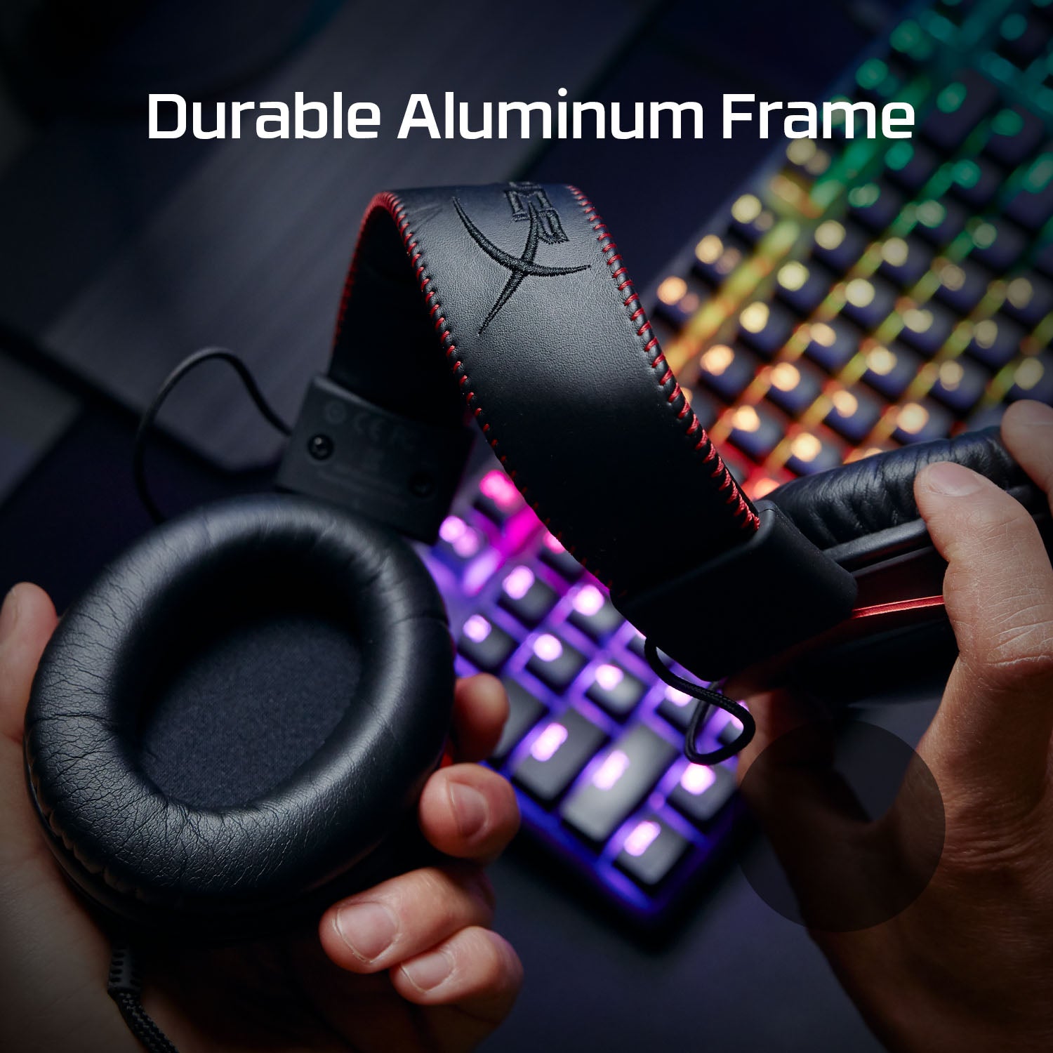HyperX Cloud II Gaming Headset - 7.1 Surround Sound, Noise Cancelling Mic, Memory Foam - Perfect for PC, PS4, Xbox & Esports Tournaments