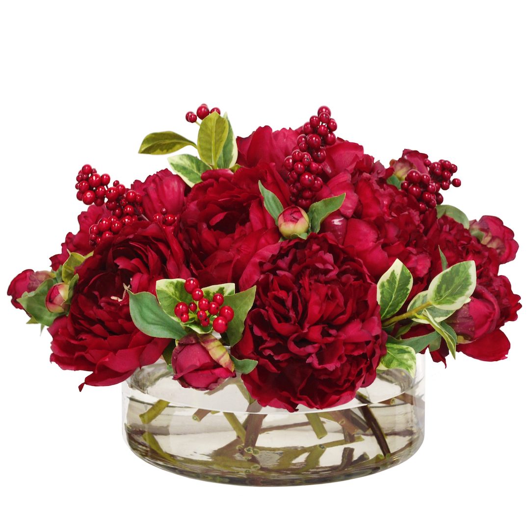 Beautiful Auberge Peony Bouquet - Fresh Cut Flowers for Home Decor, Wedding Centerpieces & Romantic Gifts