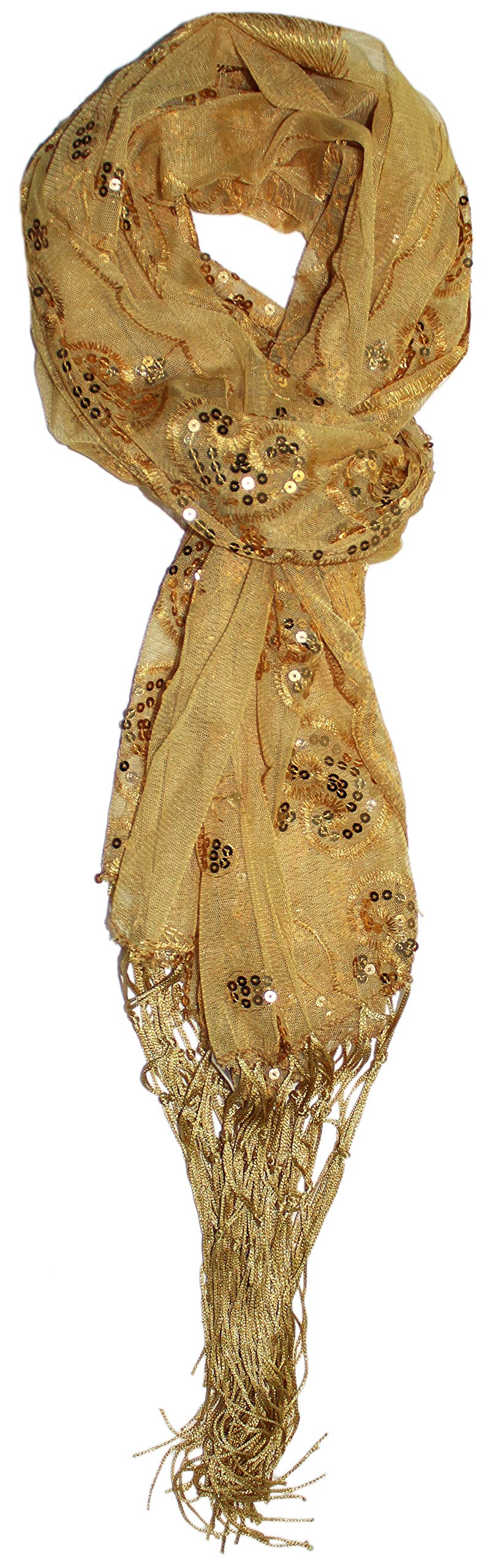Ted & Jack - Elegant Sequin & Lace Peacock Print Party Wrap Shawl for Women - Perfect for Evening Galas, Weddings, and Special Occasions