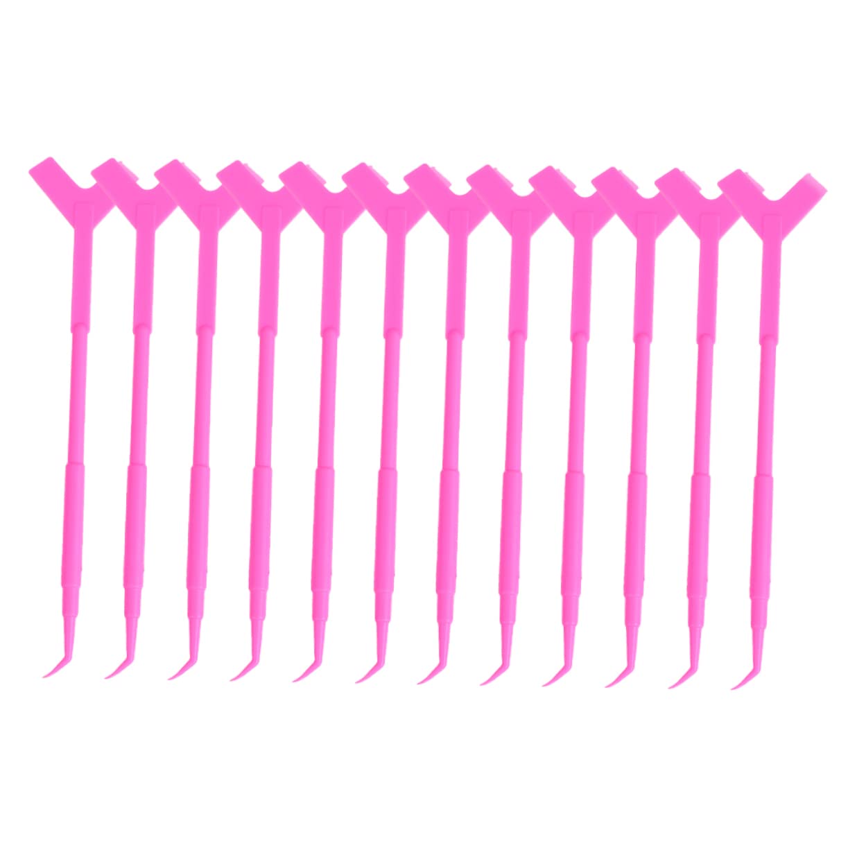 FOMIYES 12pcs Y-Shaped False Eyelash Brush Set - Eyelash Separator, Mascara & Lash Lift Tool for Lash Extensions & Perm | Perfect for Professional Makeup Artists & DIY Beauty Enthusiasts at Home or Salon