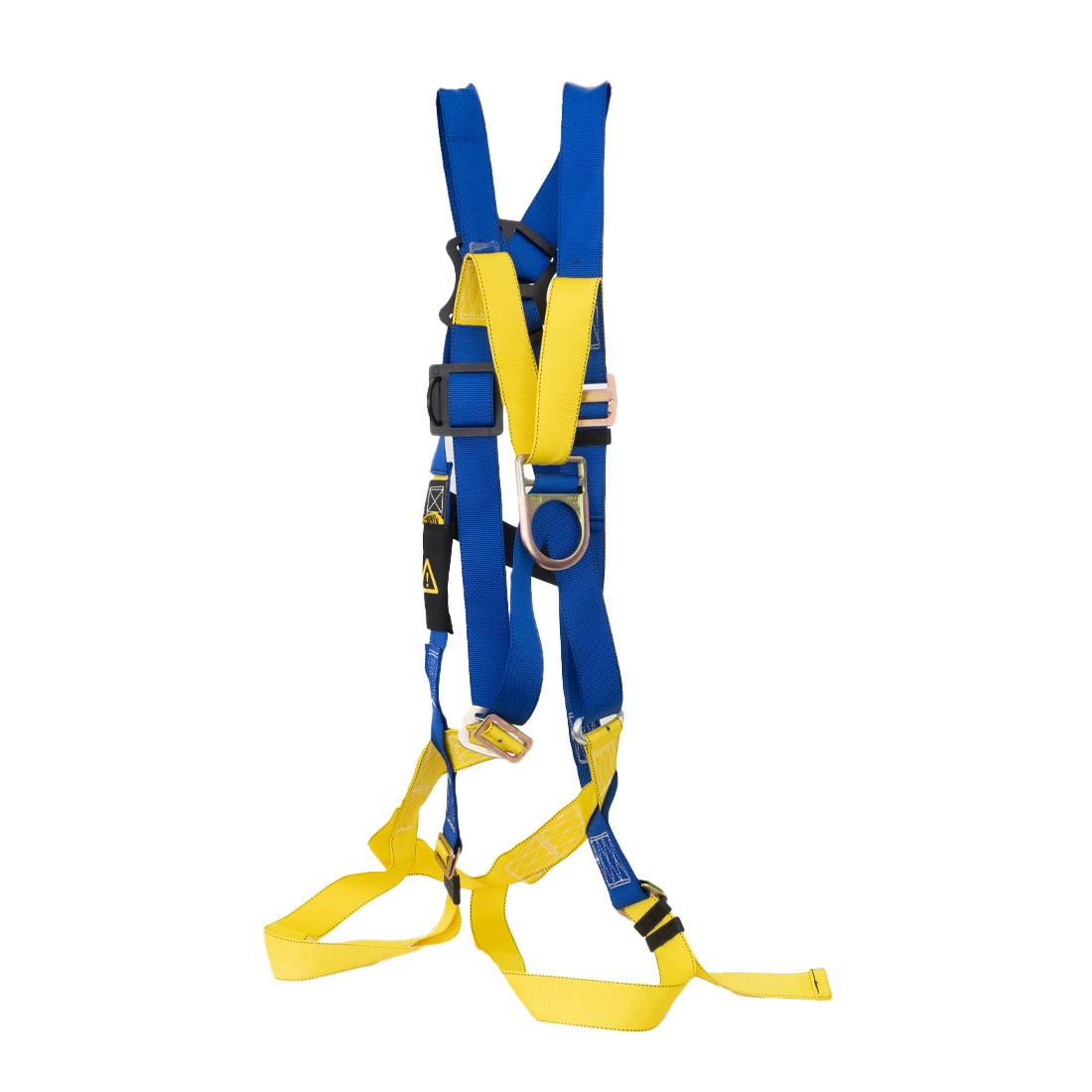 Gemtor Full Body Safety Vest Harness with Universal 933-2 Pass Thru Buckle - Ideal for Construction, Roofing & Fall Protection Work