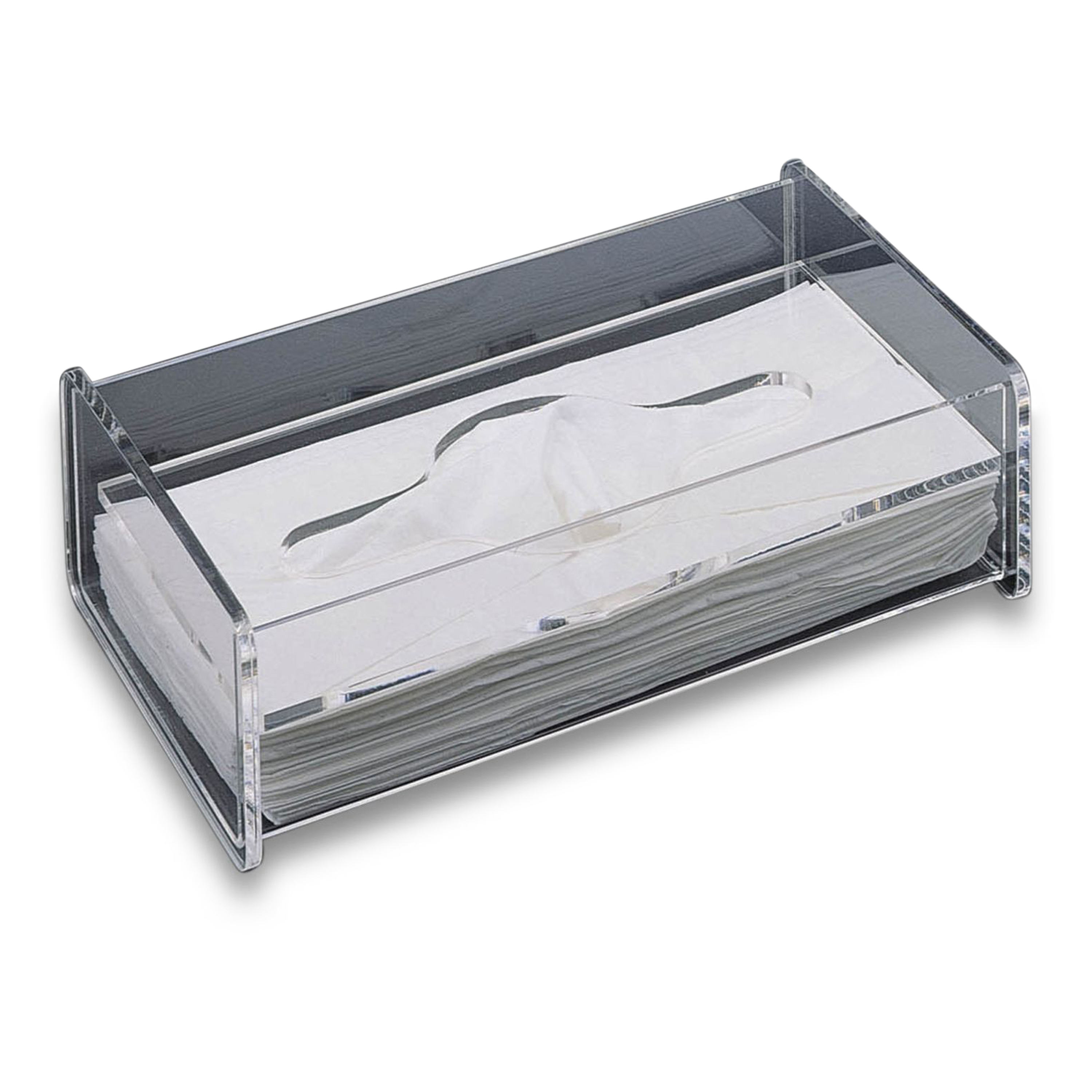 Elegant Crystal Long Tissue Box - Decorative Home & Office Tissue Holder for Living Room, Bedroom, or Bathroom - Premium Luxury Tissue Dispenser for Stylish Spaces