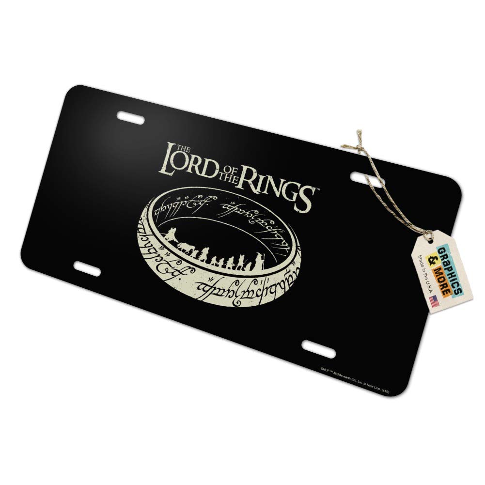 The Lord of The Rings The Journey Novelty Metal Vanity License Plate - Custom Car Tag for Fans & Collectors | Perfect for Cars, Trucks, Garages & Gifts