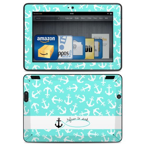 All New Kindle Fire HD Decal/Skin Kit - Refuse to Sink Design | Compatible with Latest HD Models Only | Perfect for Protection & Personalization at Home, Office or Travel