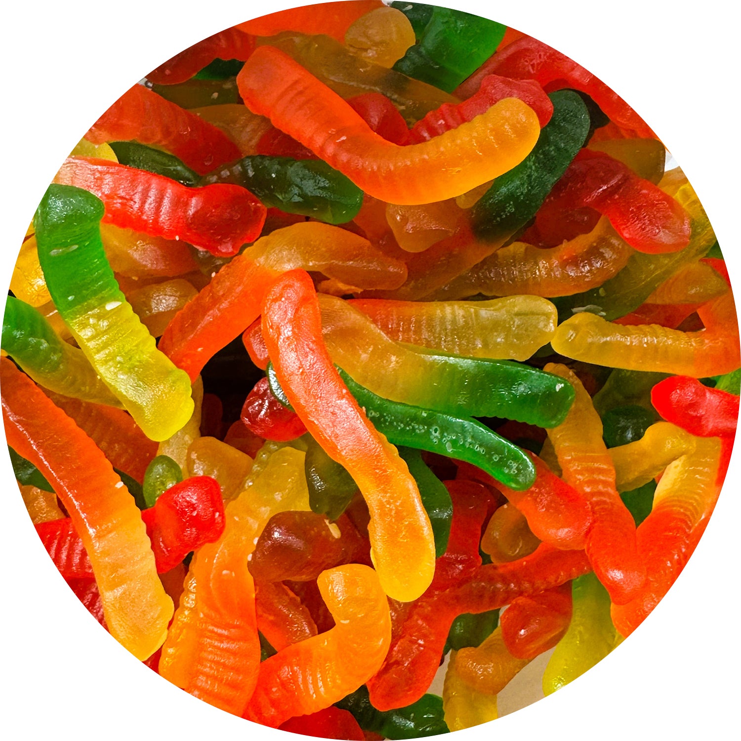 Jovy Gummy Worms 5lb Bulk Bag - Sour & Sweet Candy for Parties, Movie Nights & Snacking