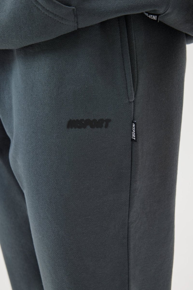 INSPORT Unisex Frankie Carbon Blue Track Pants - Comfortable & Stylish Athletic Joggers for Men & Women - Perfect for Running, Gym, and Casual Wear