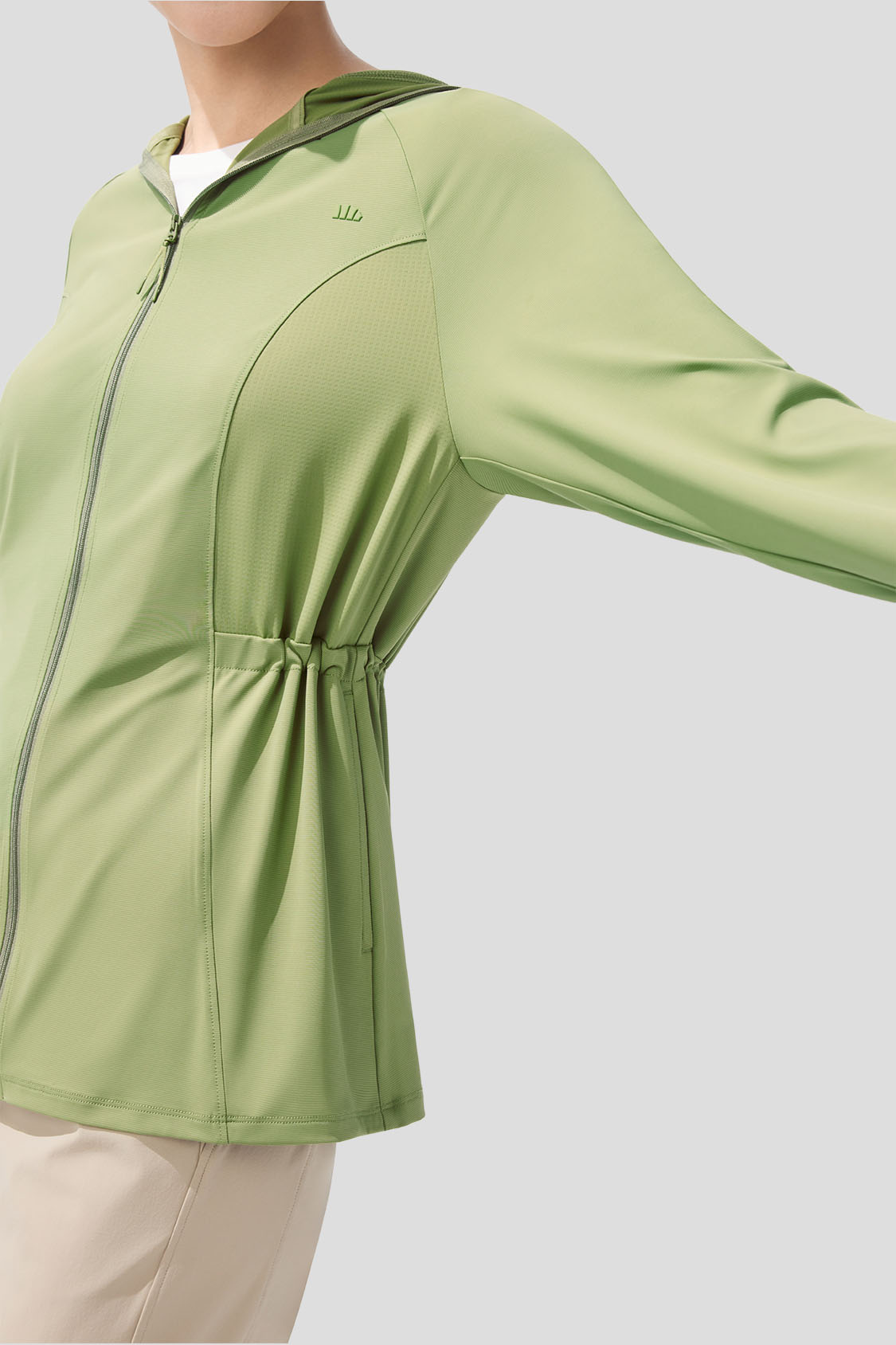 Women's Waist-Cinching Full Protection Sun Jacket UPF 50+ with UPF 2000+ Protection - AL823 for Outdoor Activities, Beach & Summer Fashion