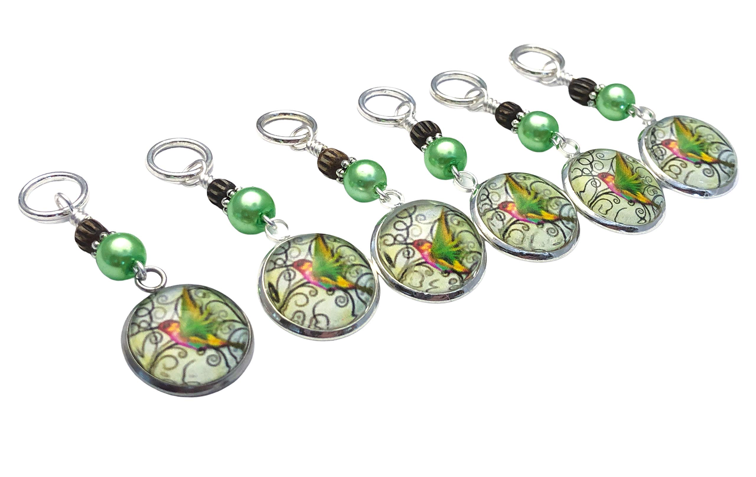Colorful Hummingbird Stitch Markers for Knitting & Crochet - Perfect for Yarn Projects, DIY Crafts & Handmade Gifts