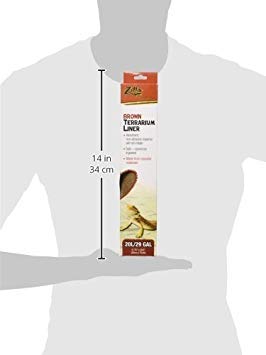 Premium Terrarium Liner for Reptiles & Amphibians - Waterproof & Easy to Clean Habitat Flooring - Perfect for Vivariums, Terrariums & Reptile Enclosures (Use for Geckos, Snakes, Frogs & More)