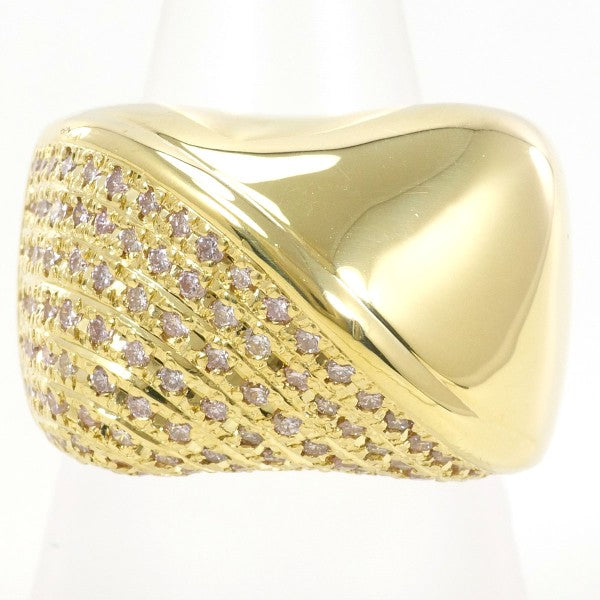 18K Yellow Gold Diamond Ring for Women - Elegant Wedding, Engagement & Anniversary Jewelry Gift - Perfect for Special Occasions & Everyday Luxury