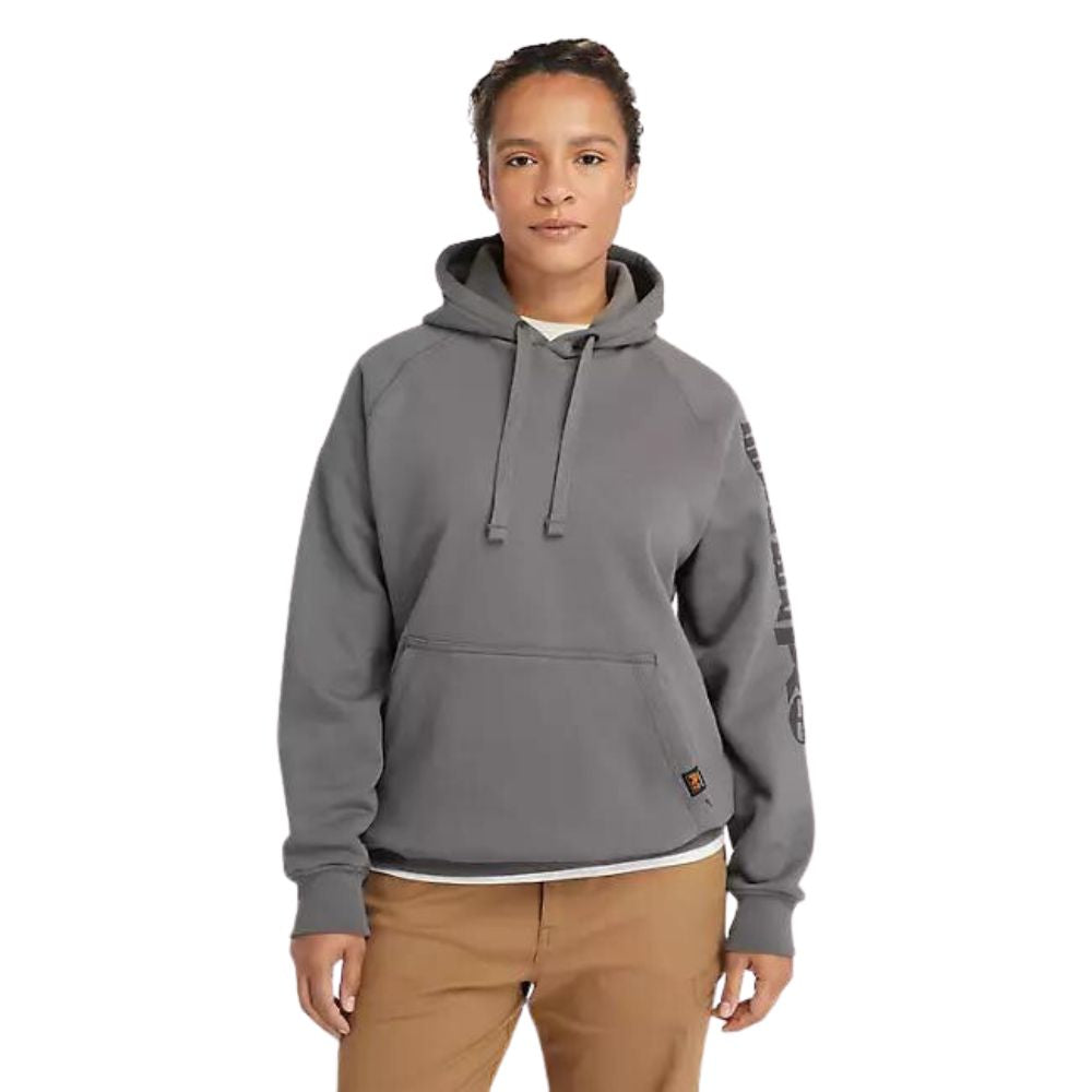 Timberland PRO Women's Hood Honcho Sport Work Hoodie - Grey | Durable & Comfortable Fleece Pullover for Outdoor Work, Hiking & Casual Wear