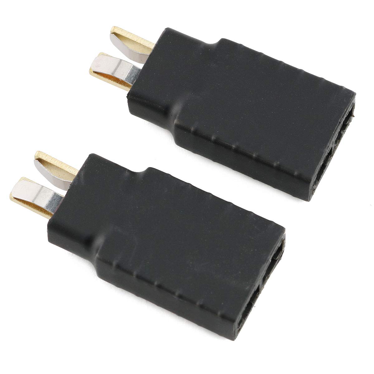 E-outstanding RC Battery Connector 2PCS - Male Deans T Plug to Female Connector Wireless Adapter for RC Battery Charger - Compatible with RC Cars, Drones, and Power Tools Charging